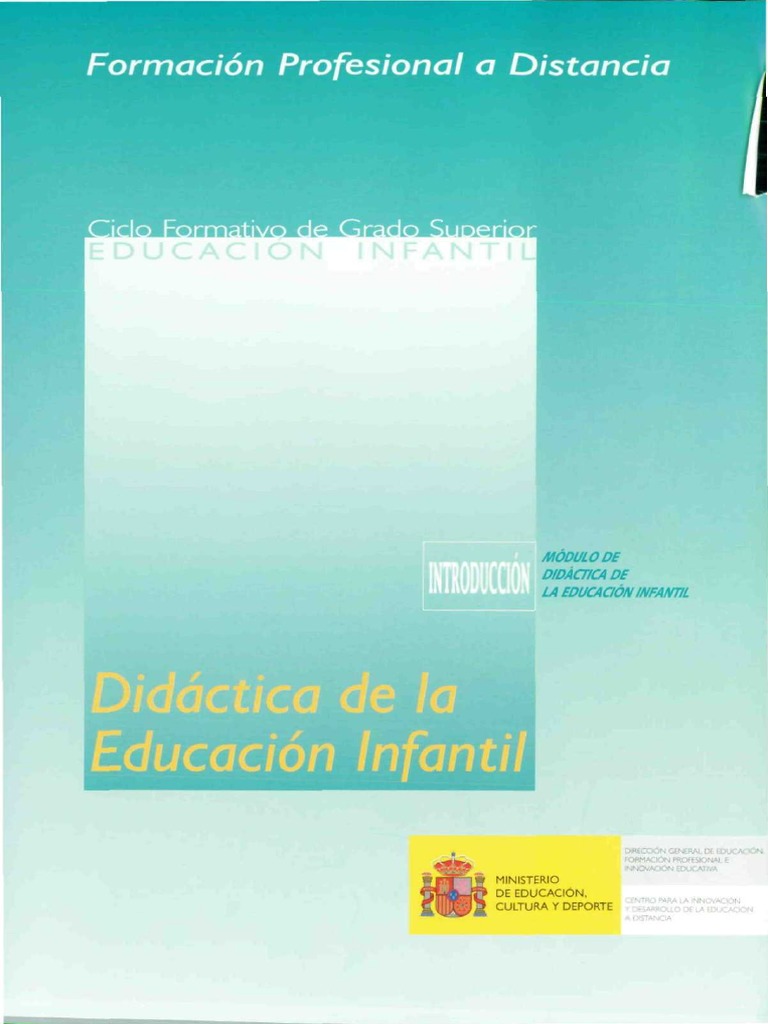 Educación Infantil | PDF | Plan de estudios | Educación de la primera ...