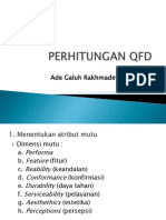 Perhitungan QFD