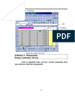 Ejercicios Excel Primera Parte