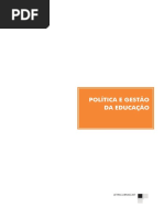 Política e gestão da educação