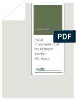 Racial Characteristics of The Michigan Teacher Workforce - To Ada 619243 7