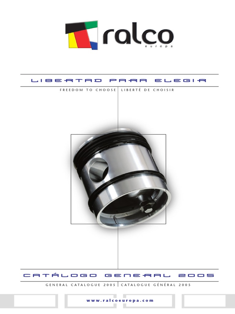 Catalogo Ralco 2005 | PDF | Ingénierie mécanique | Physique appliquée ...