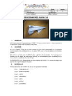 Procedimiento AVIÓN F16