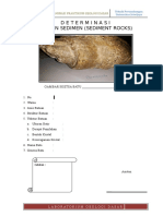 Lembar Determinasi Batuan Sedimen