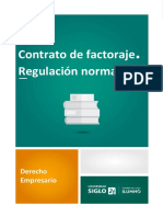 Contrato de Factoraje - Regulación Normativa PDF