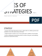 Types of Strategies: Frank David O. Pascual