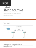 Lab 4 Static Routing