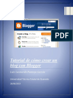 Blog Con Blogger- Leonardo Pantoja