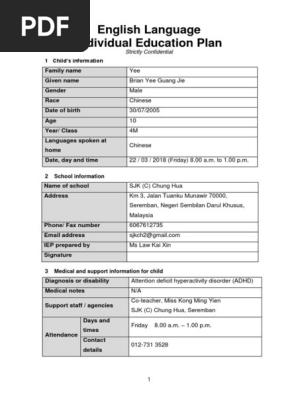 ADHD IEP