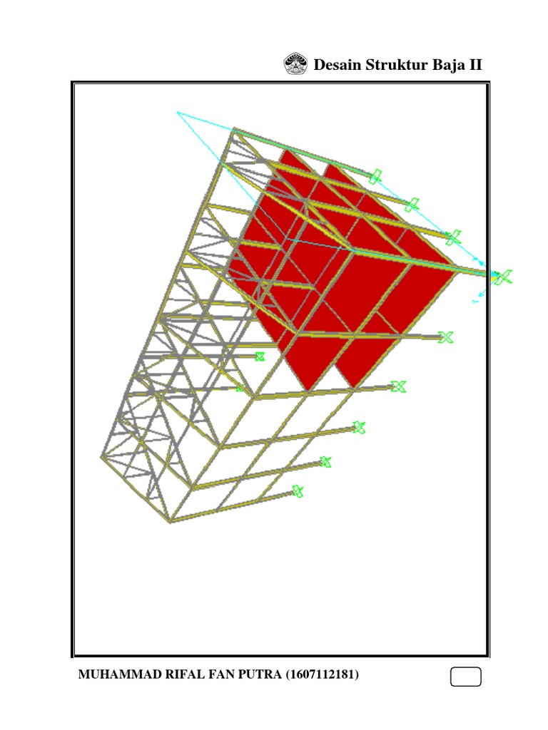 Desain Struktur Baja II: Muhammad Rifal Fan Putra (1607112181) | PDF