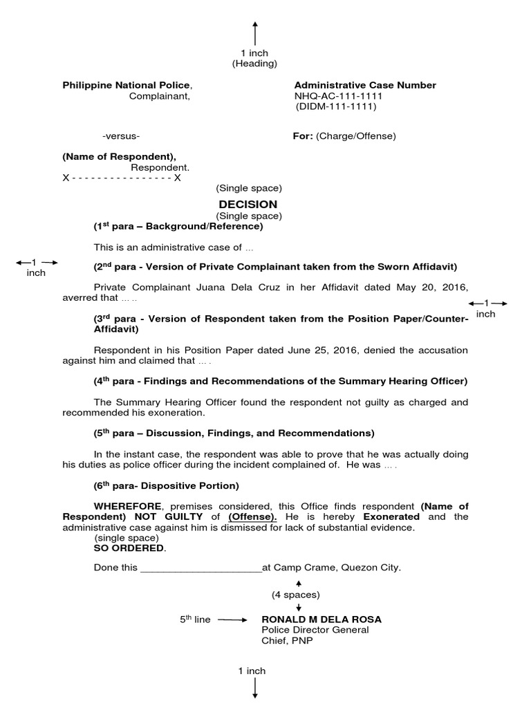 PNP Administrative Case Report | PDF | Law Enforcement | Crime & Violence