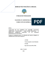 MAESTRÍA EN ADMINISTRACIÓN Y DIRECCIÓN DE EMPRESAS