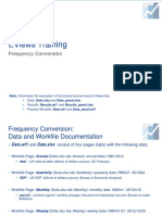 Eviews Training: Frequency Conversion