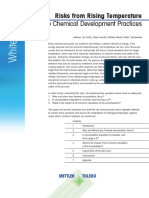 Safe Chemical Development Practices: Risks From Rising Temperature