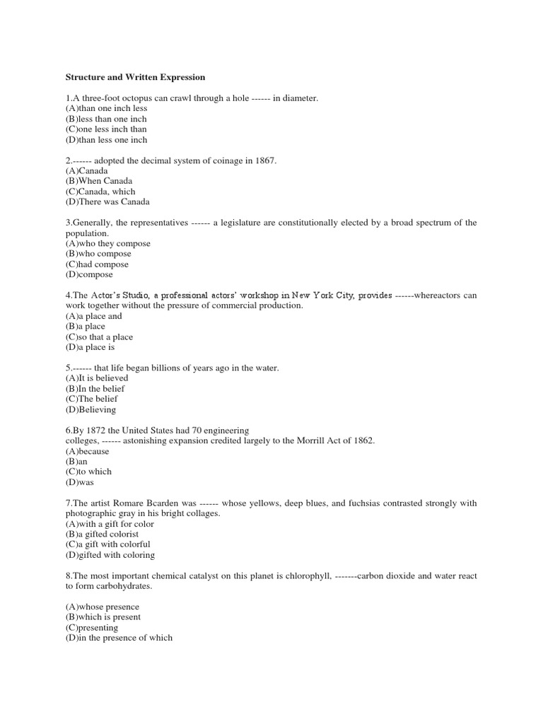 Bahasa Inggris Test Test Of English As A Foreign Language Nature