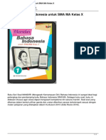 Mandiri Bahasa Indonesia Untuk Sma Ma Kelas X PDF