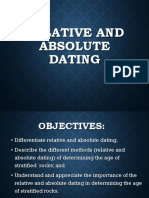 Relative and Absolute Dating
