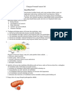 Soal UHT Biologi KD 3.1-3.4 Dan 4.1-4.4