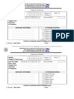 Lembar Disposisi Surat Masuk