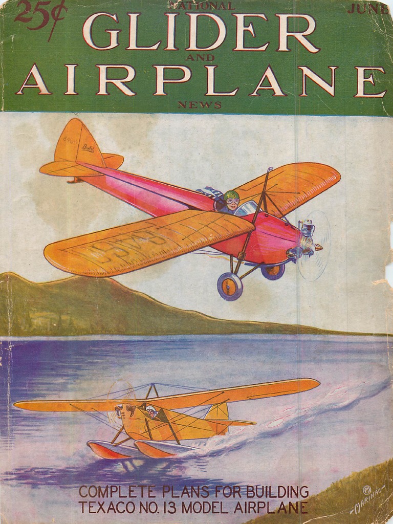 National Glider Airplane Pdf