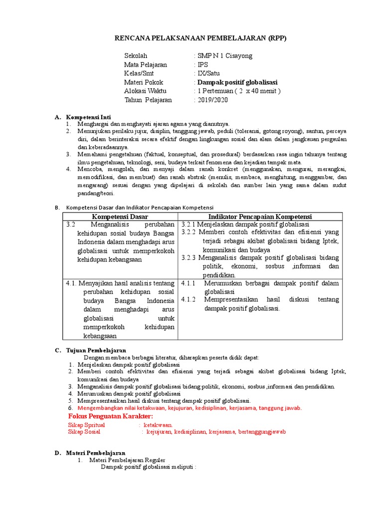Soal Ulangan Dampak Globalisasi Ips Kelas 9 Jawabanku Id