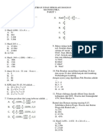 35+ Contoh Soal Latihan UN Matematika SD + Kunci Jawaban (Paket A)