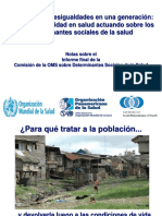 Determinantes Sociales de La Salud