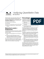 Analyzing Quantitative Data PDF