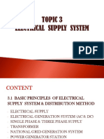 TOPIC 3 Electrical Supply System