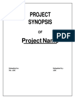 Project Synopsis Automating Placement Process