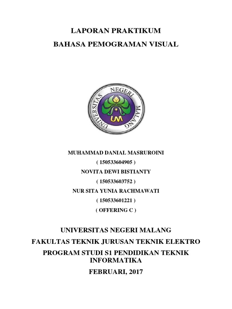 Laporan Praktikum Visual Basic.NET | PDF