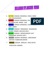 Metode Dengan Mengenal Panca Indra