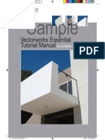 Sample: Vectorworks Essential Tutorial Manual