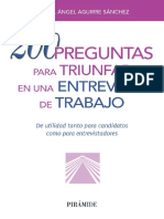 200 Preguntas para Triunfar en Una Entrevista de Trabajo PDF