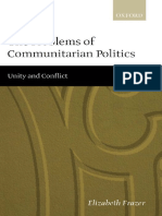 Elizabeth Frazer - The Problems of Communitarian Politics - Unity and Conflict (2000)