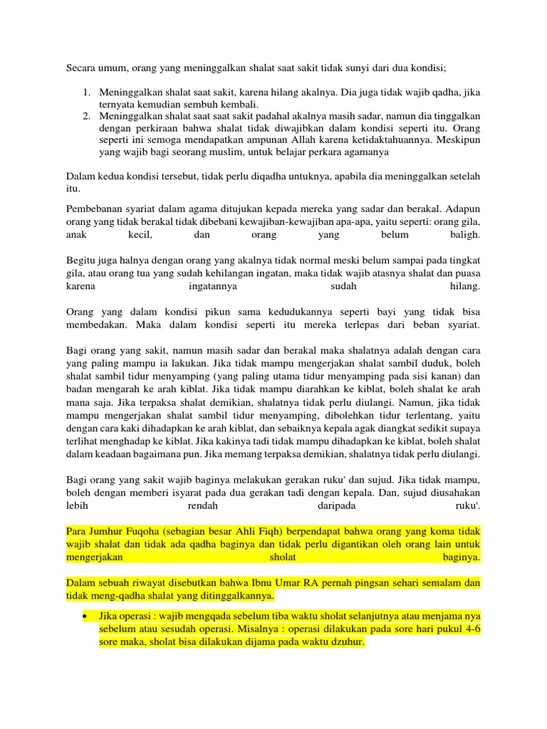 Cara Mengerjakan Qadha Shalat Ilmusosial Id