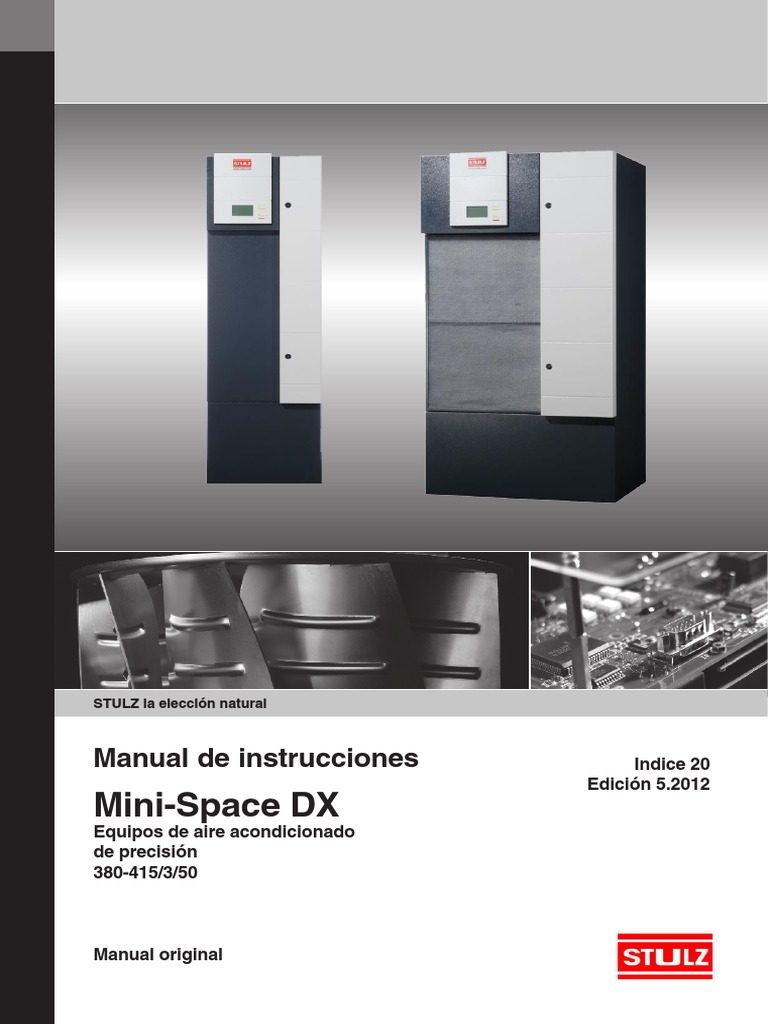 Manual de Aire Acondicionado Stulz DX | PDF | Aire acondicionado | Tubo ...