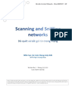 Lab 01 - Scanning and Sniffing Network