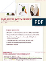 QA - FSSC.01.01.rev00 - Food Safety System Certification Training