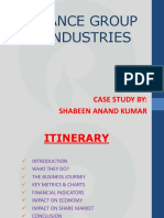 Reliance Group of Industries: Case Study By: Shabeen Anand Kumar