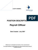 Payroll Officer FT 200707
