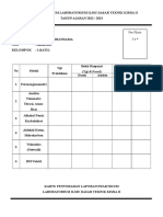 Form Kartu Praktikum Ilmu Dasar TK I