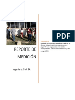 Reporte de Medición 2