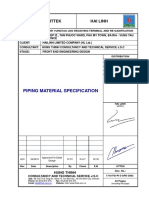 1710 FD PI 3 SPE 3003 - Piping Material Specification