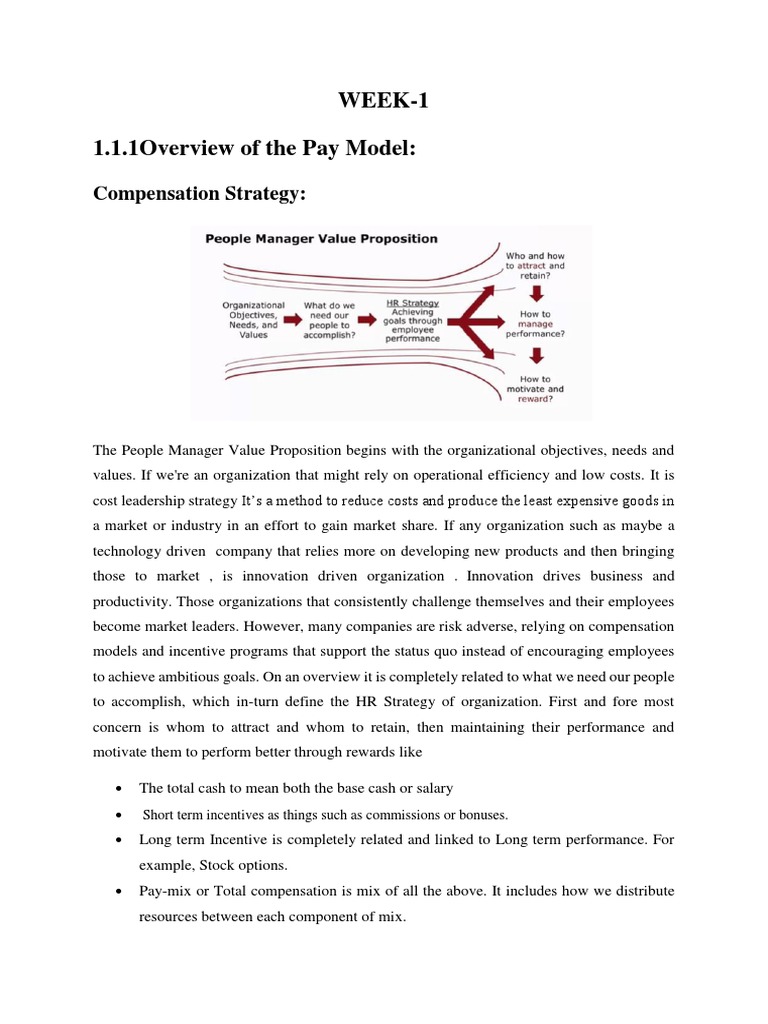Pay Model and Compensation Strategy Overview | PDF | Employment | Incentive