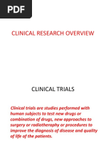 Clinical Research Overview