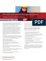 ISO 14001 Environmental Management Systems: Training, Audit & Certification Services