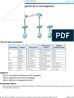 Packet Tracer: Investigación de La Convergencia: Topología