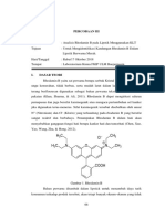 Percobaan Iii Analisis Rhodamin B Pada Lipstik Menggunakan KLT