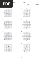 Slope Worksheet by Kuta Software | PDF